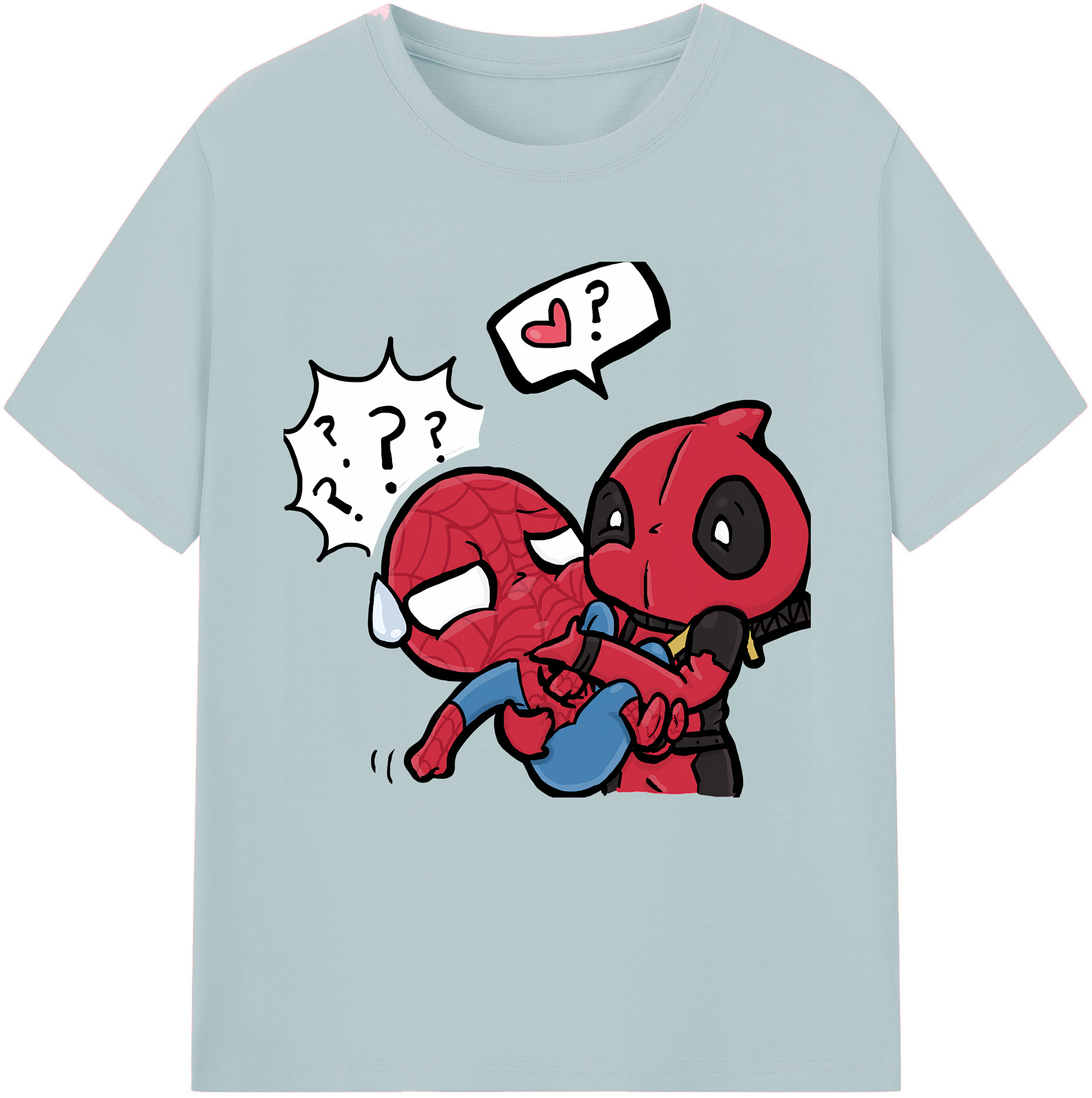 （画像用） Deadpool デッドプール 綿100％半袖Tシャツ（フロントプリント）